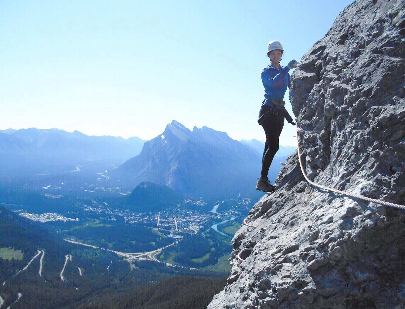 Rock climbing